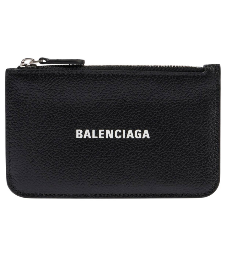 Photo: Balenciaga Logo leather card holder