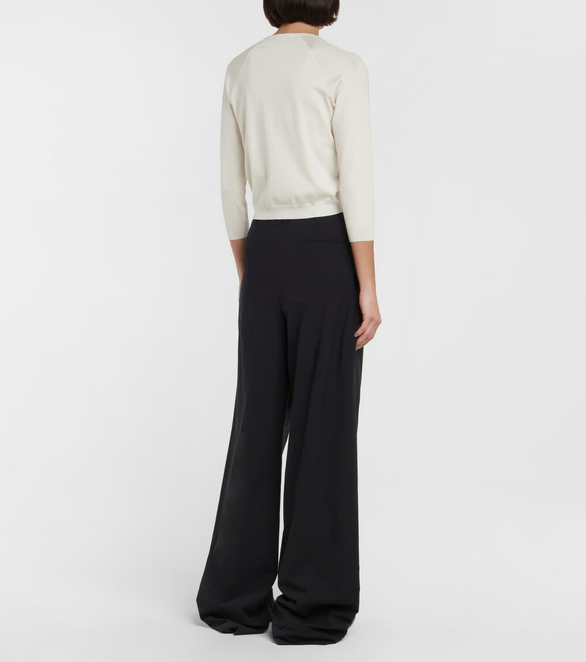 The Row Corin silk-blend top