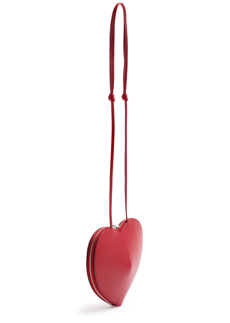 Alaïa Le Coeur Leather Cross-body bag - Red - One Size