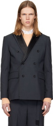 sacai Gray Suiting Blazer