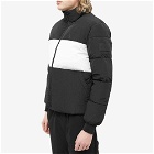 Calvin Klein Men's Colour Block Down Jacket in Black