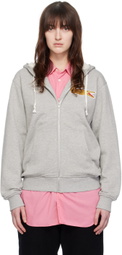 Comme des Garçons Shirt Gray Lacoste Edition Hoodie