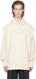 T/SEHNE Off-White Layered Hoodie