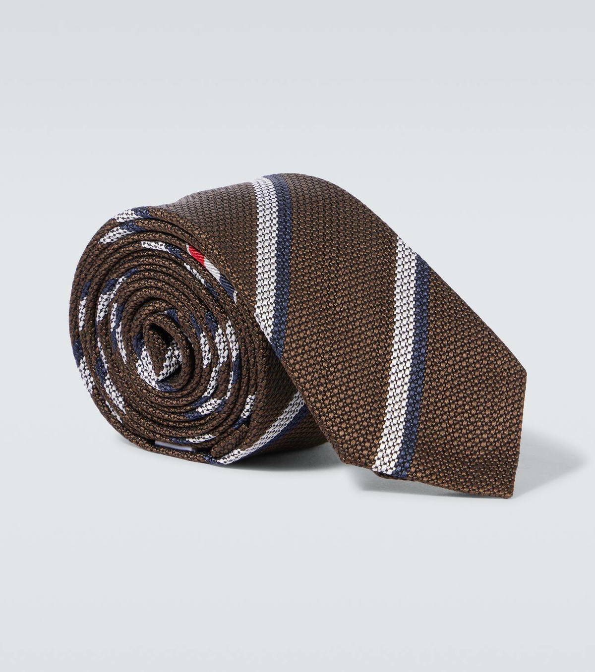 Thom Browne Striped silk tie