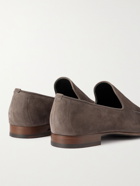 Brioni - Suede Loafers - Gray