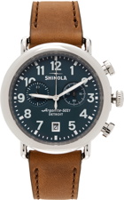 Shinola Brown & Blue 'The Runwell' Chrono 41mm Watch