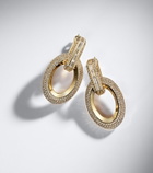 Messika Groove 18kt gold drop earrings with diamonds