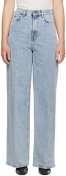 TOTEME Blue Wide Leg Jeans