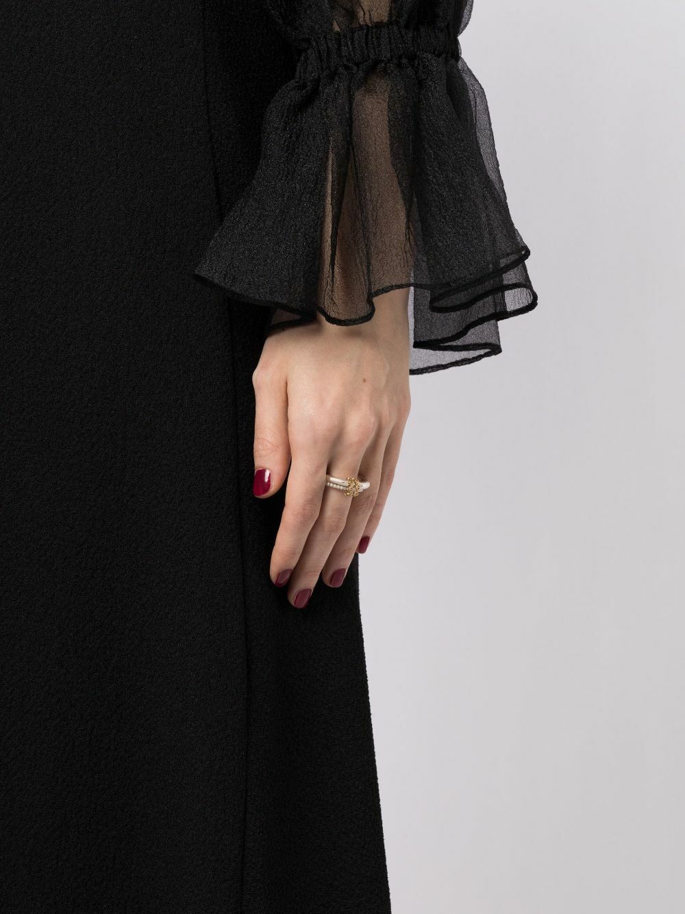 Spinelli Kilcollin X Hoorsenbuhs Sterling Silver Virgo Diamond Ring