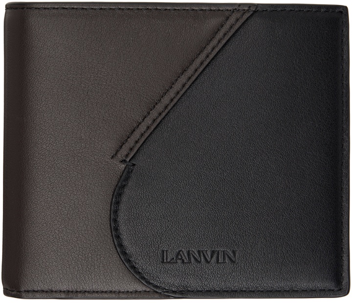 Photo: Lanvin Black & Brown Tie Wallet