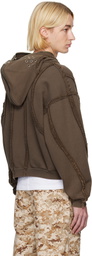 Thug Club SSENSE Exclusive Brown Gladiator Hoodie