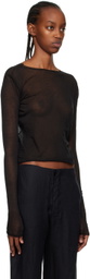 Gabriela Coll Garments Black No.211 Long Sleeve T-Shirt