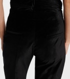 Tove Roux cotton-blend velvet flared pants
