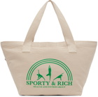 Sporty & Rich Off-White Fitness Group Tote