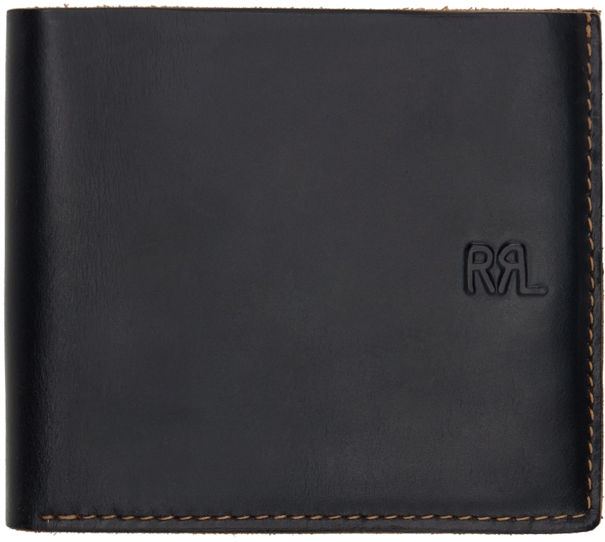 Photo: RRL Black Leather Billfold Wallet