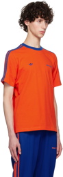 Wales Bonner Orange adidas Originals Edition Embroidered Logo T-Shirt