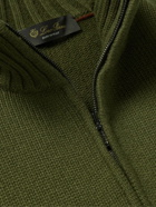 Loro Piana - Grafton Cashmere Half-Zip Sweater - Green