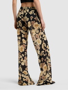 SAINT LAURENT - Soft Printed Silk Pants