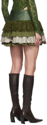 Andersson Bell Green Micro Tutu Miniskirt