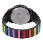 Timex Q Rainbow Quartz Black Dial Expansion Band Ladies Watch TW2V65900