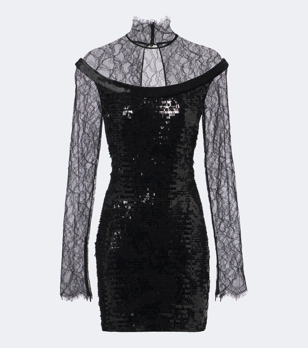 Roberto Cavalli Sequined lace minidress