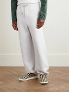 Jacquemus - Tapered Logo-Appliquéd Cotton-Jersey Sweatpants - Gray