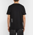 Heron Preston - Oversized Printed Cotton-Jersey T-Shirt - Black