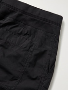 JAMES PERSE - Stretch-Cotton Poplin Drawstring Shorts - Black