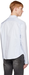 TheOpen Product SSENSE Exclusive Blue Stitched Shirt