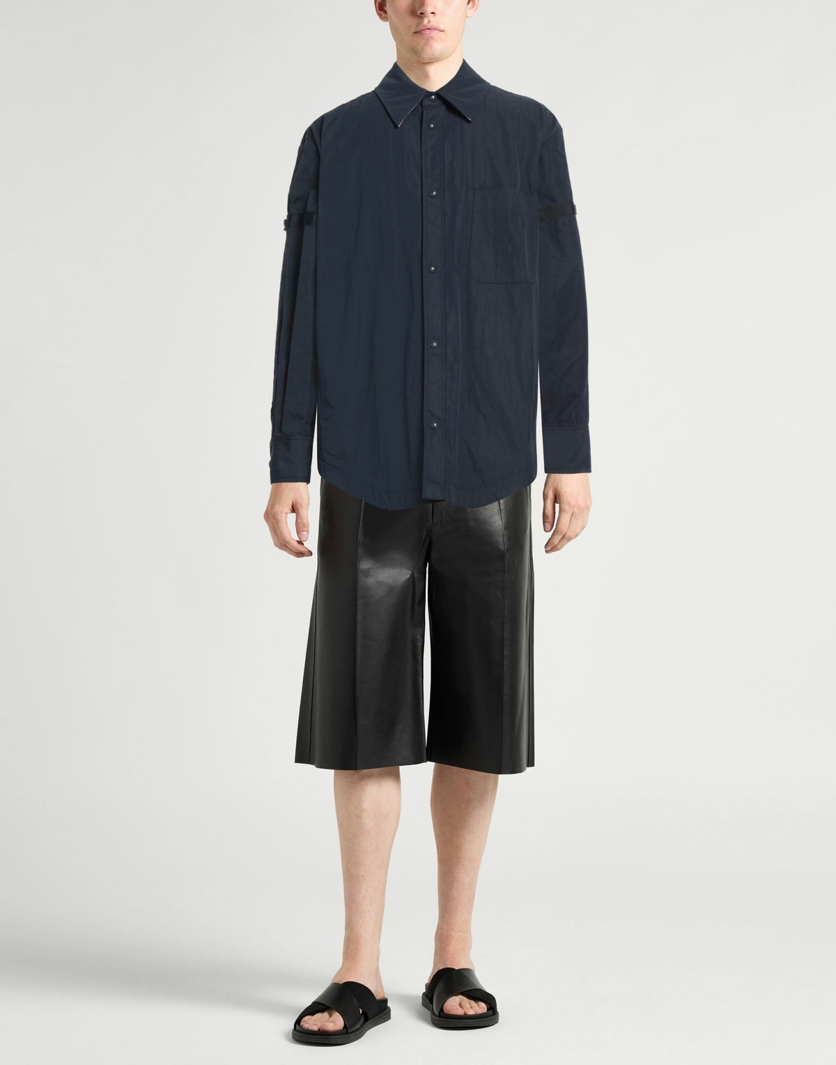 Thom Browne Mens Jacket Midnight in Blue