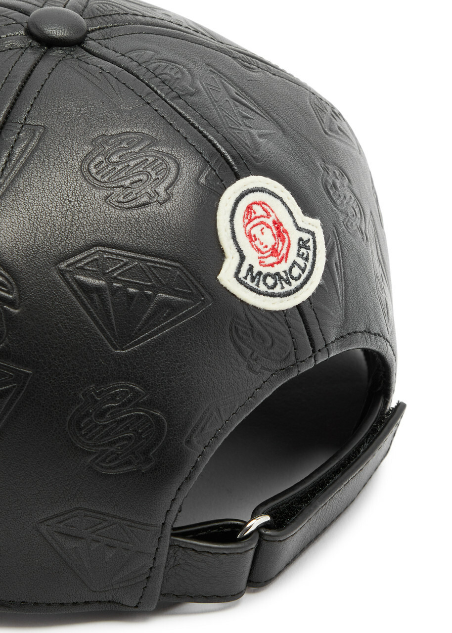 Moncler Genius X Billionaire Boys Club Leather cap - Black