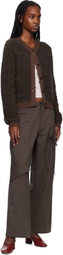 Deiji Studios Brown Looped Cardigan