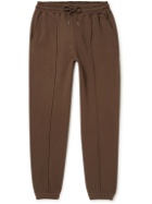 Ninety Percent - Tapered Organic Cotton-Jersey Sweatpants - Brown