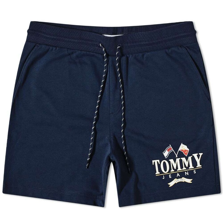 Photo: Tommy Jeans Men's Modern Prep Logo Short in Twilight Navy