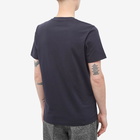 Moncler Men's Text Logo T-Shirt in Navy