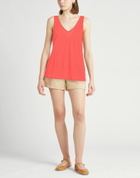 Majestic Filatures Womens Tank top in Tomato red