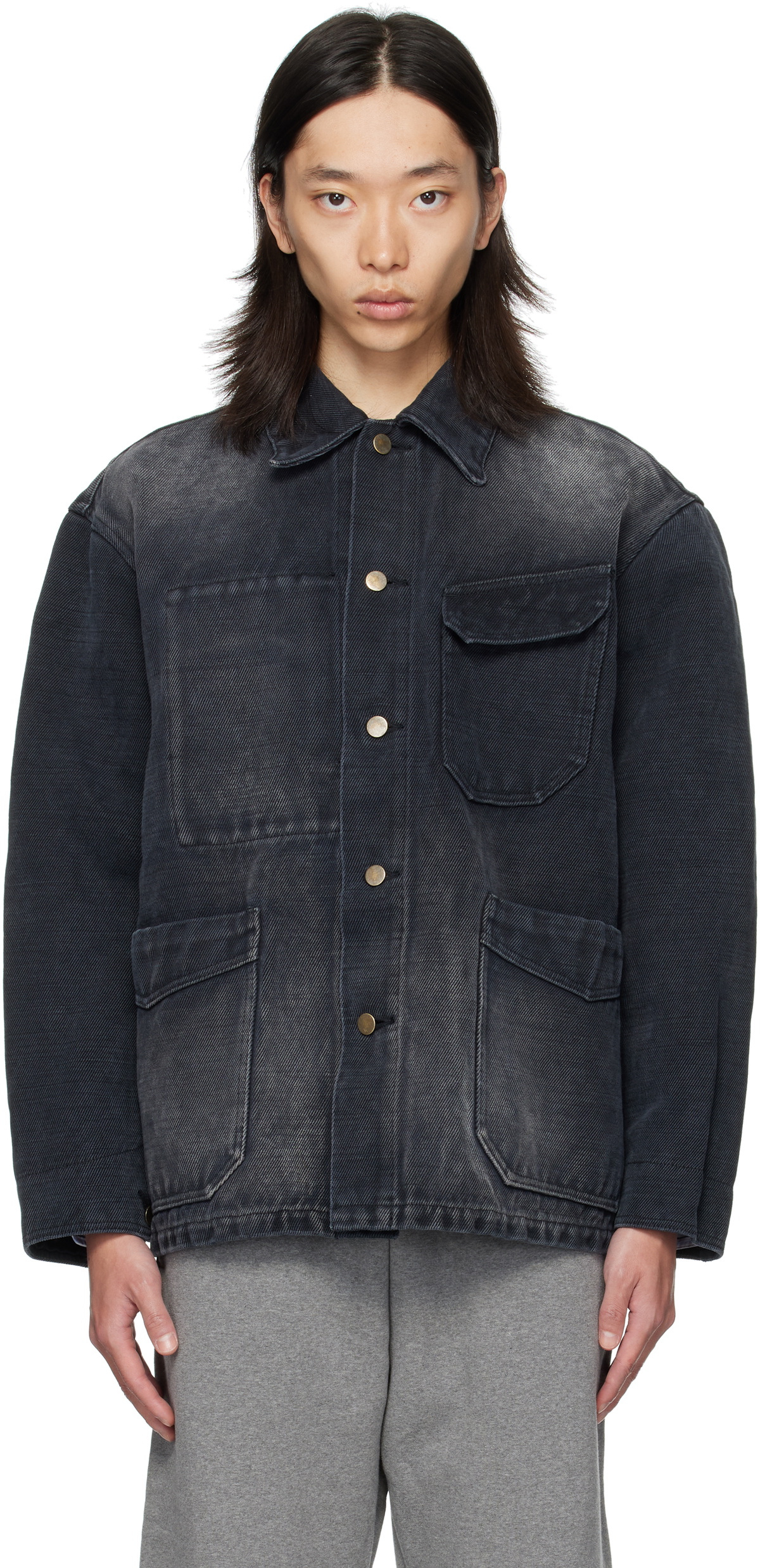 OUAT Black Selvedge Denim Jacket