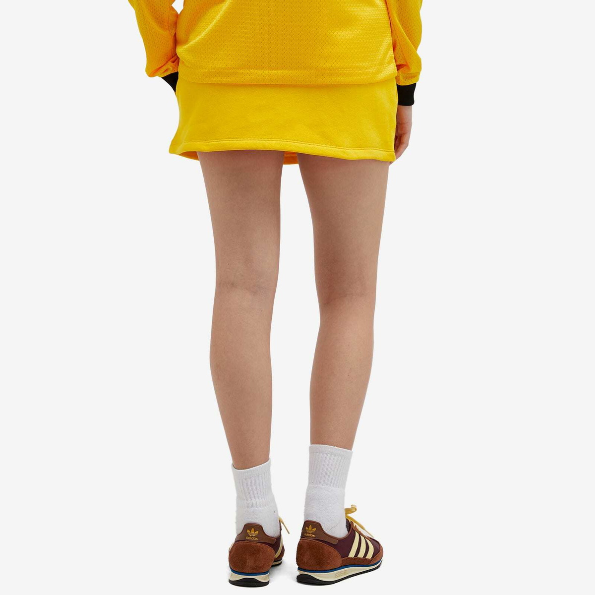 Champion Women's x Guizio Mini Skirt in Yellow Cab