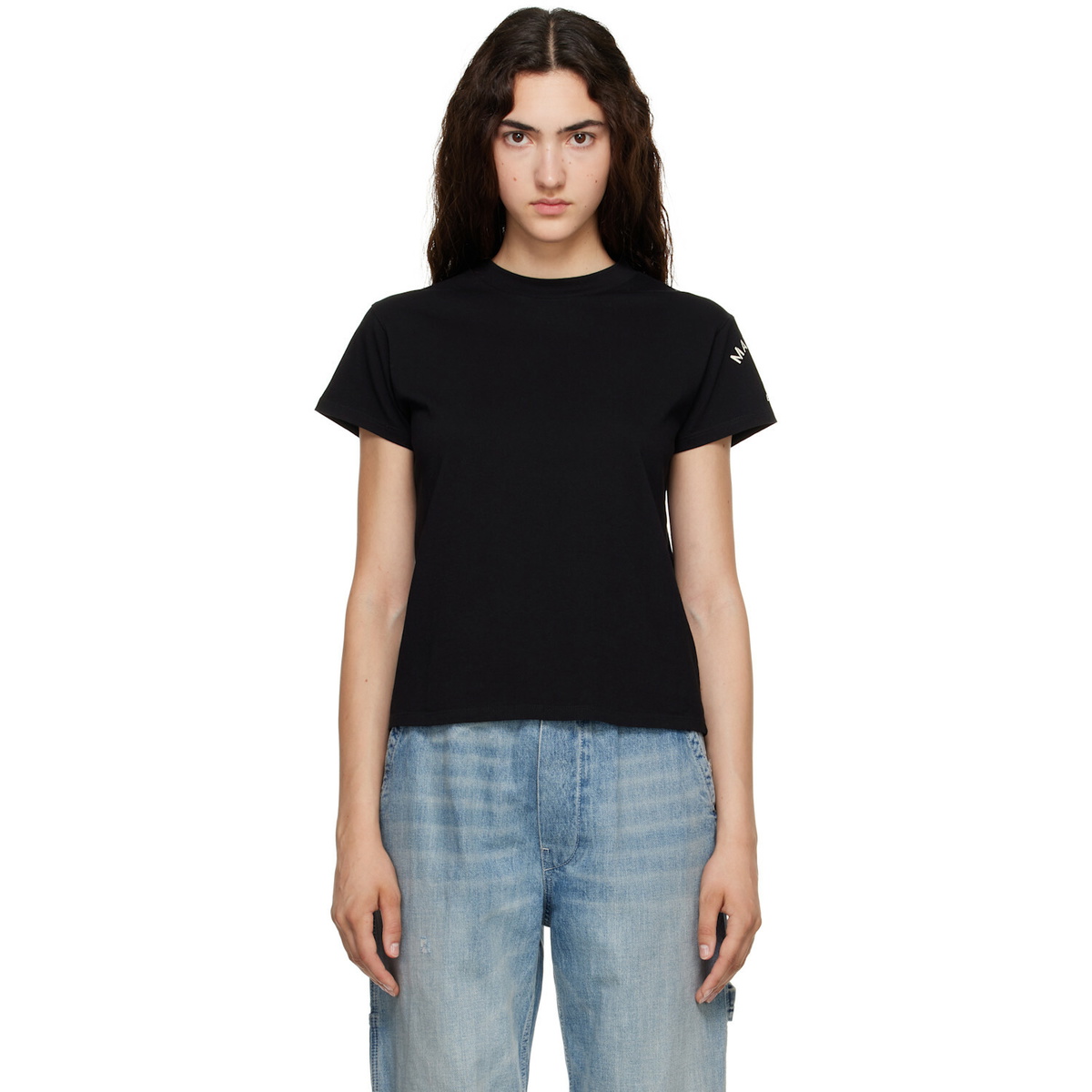 MM6 Maison Margiela Black Topaz Blue T-shirt MM6 Maison Margiela