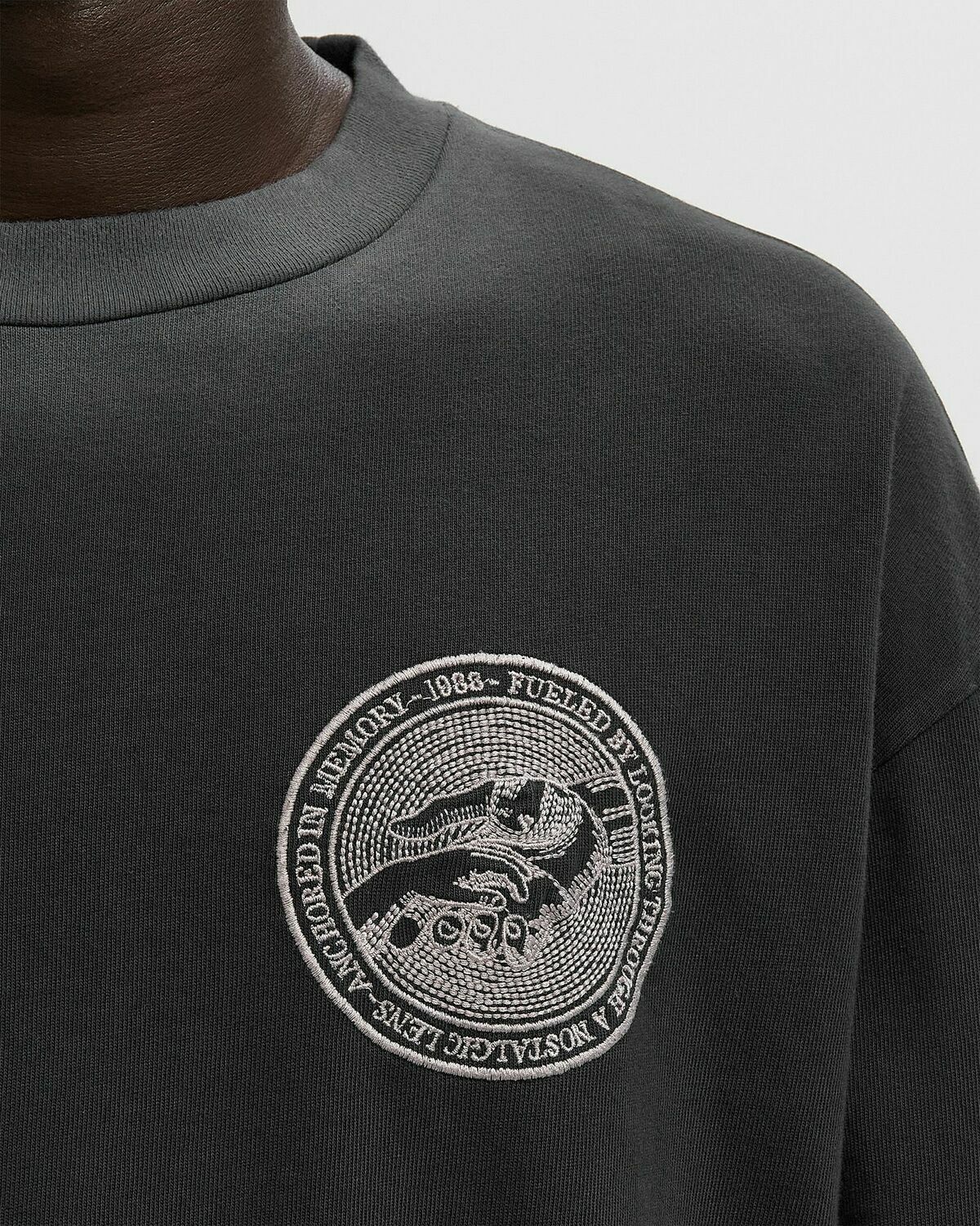 Rough. BOND EMBLEM LONGSLEEVE Black Mens Longsleefe
