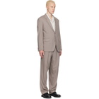 Hugo Taupe Two-Piece Modern-Fit Stretch Twill Suit