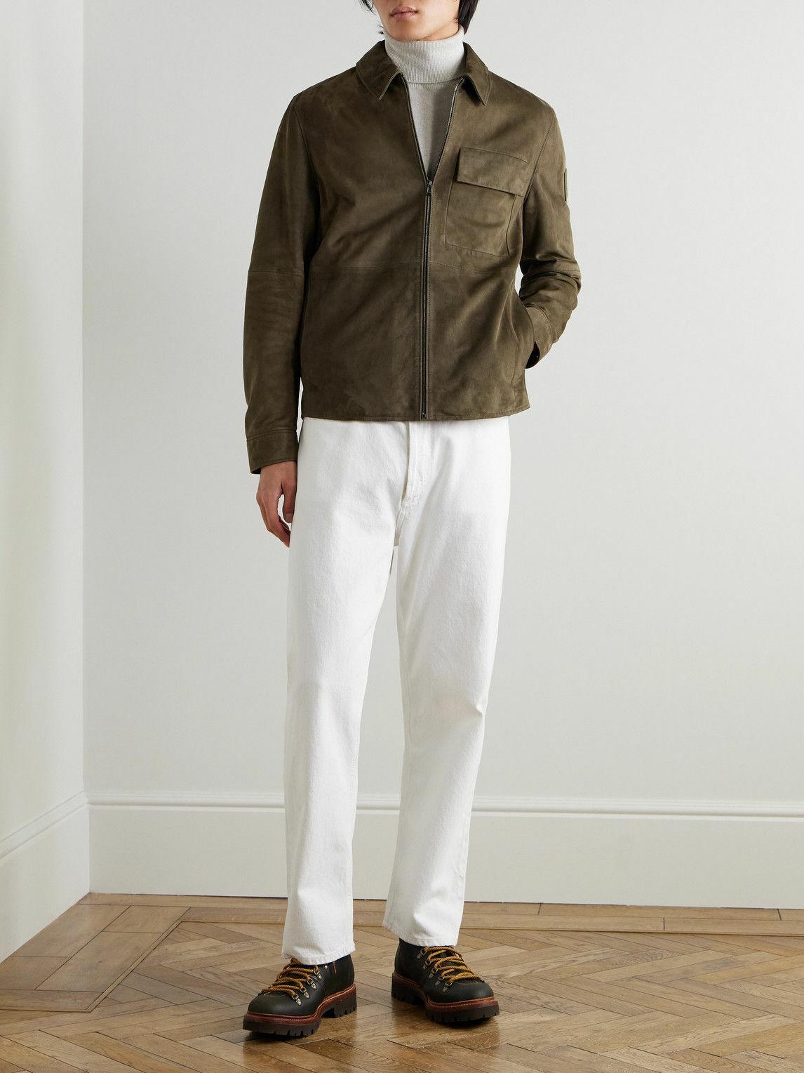 Belstaff - Frame Suede Jacket - Green