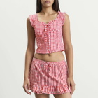 Many Many Clothes Women's The Bonnie Corset in Red