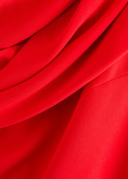 Solace London Neve Off-the-shoulder Mini Dress Red