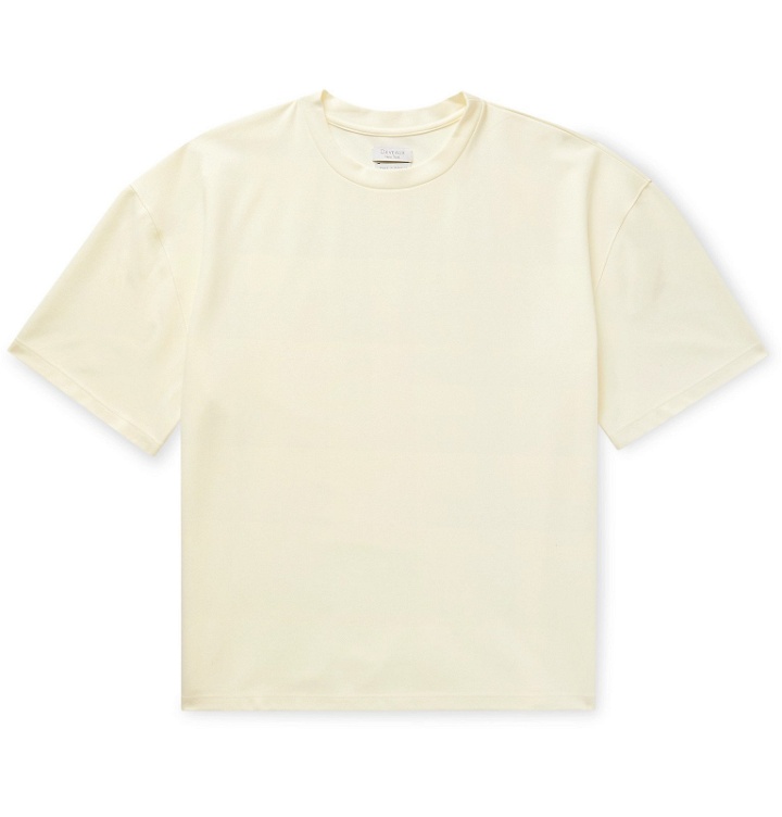 Photo: Deveaux - Oversized Jersey T-Shirt - Neutrals