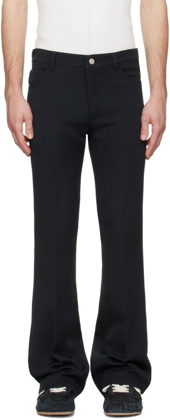 Photo: Courrèges Black Signature 70's Bootcut Trousers