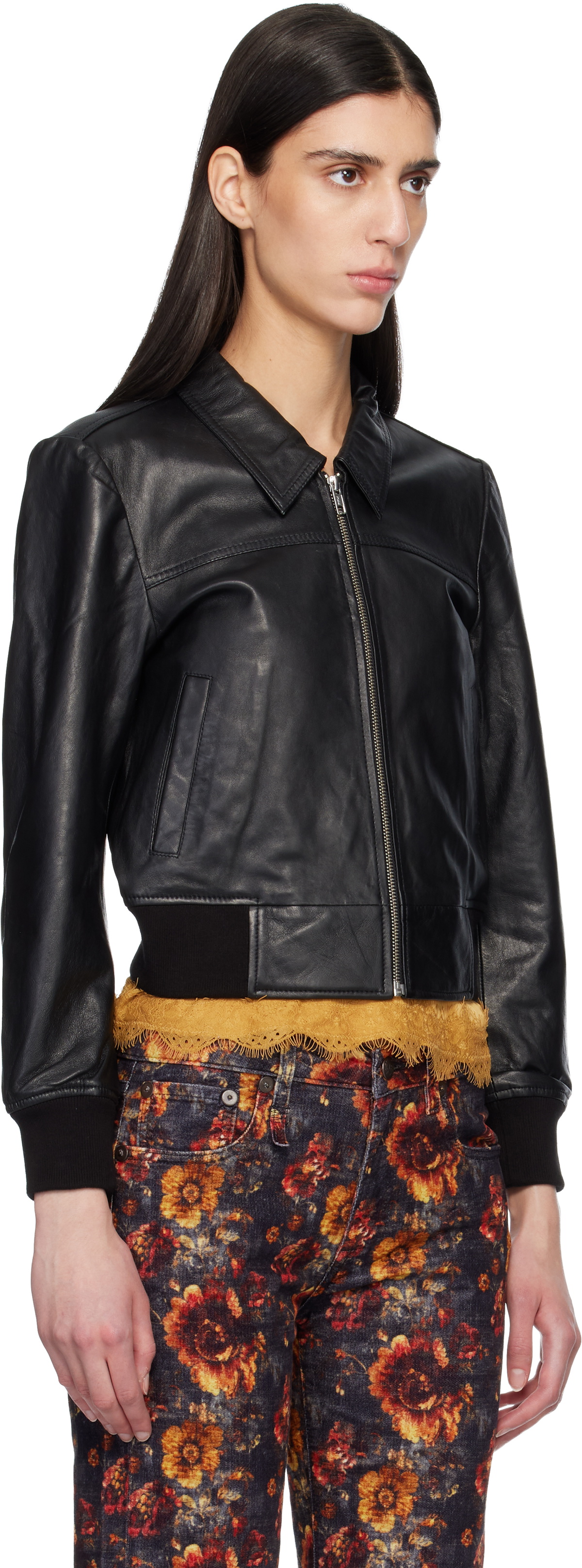 R13 Black Berlin Leather Jacket
