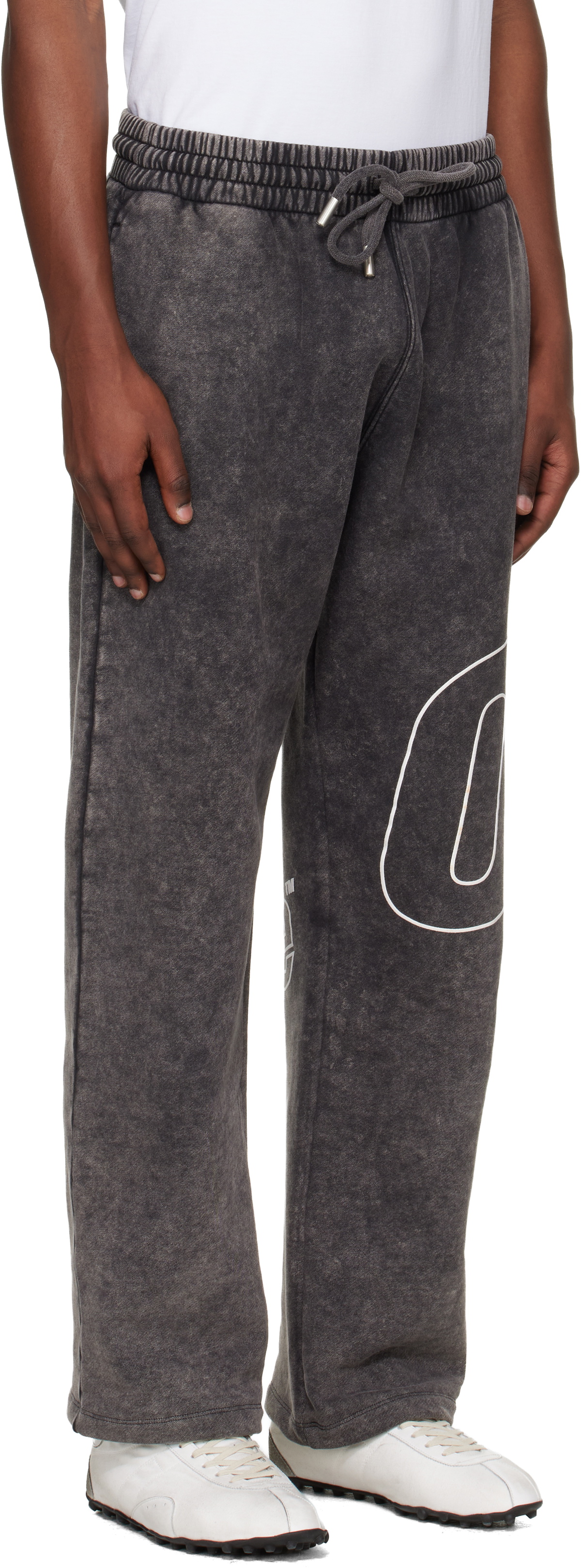 Off-White Gray Outline Arrow Sweatpants