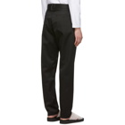 Fumito Ganryu Black Water-Resistant Tapered Trousers