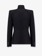 Alexander Mcqueen Blazer Black Womens Blazers E Vest